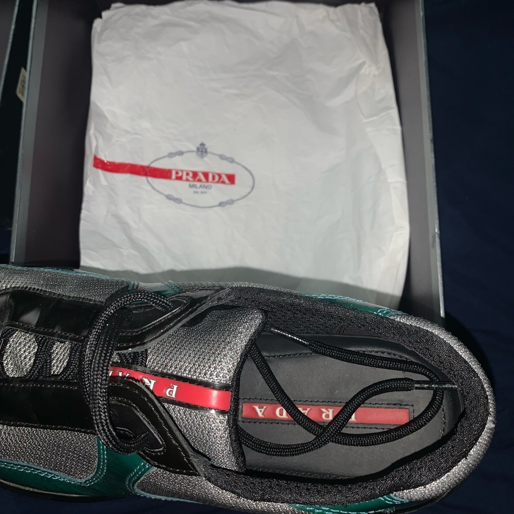 11.5 green Prada men shoe - Picture 4 of 6